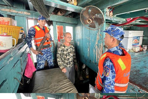 BTL Vùng Cảnh sát biển 4 bắt giữ tàu cá vận chuyển trái phép dầu D.O trên biển