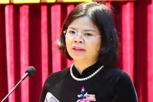 Bà Nguyễn Hương Giang được phân công làm Phó Bí thư Thường trực Tỉnh ủy Bắc Ninh