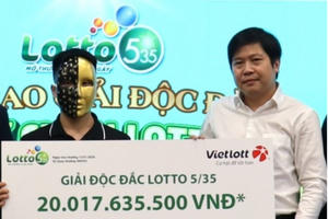 Một thanh niên ở Cao Bằng trúng Vietlott hơn 20 tỉ đồng Một thanh niên ở Cao Bằng trúng Vietlott hơn 20 tỉ đồng