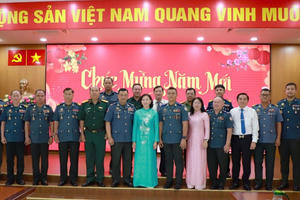 Đoàn đại biểu Bộ Tư lệnh Hiến binh Hoàng gia Campuchia thăm và chúc tết tỉnh An Giang