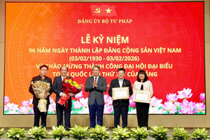 Bộ Tư pháp kỷ niệm 96 năm Ngày thành lập Đảng Cộng sản Việt Nam