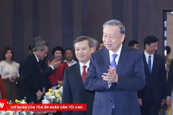 Tổng Bí thư Tô Lâm dự Lễ kỷ niệm 80 năm Ngày truyền thống Tòa án nhân dân