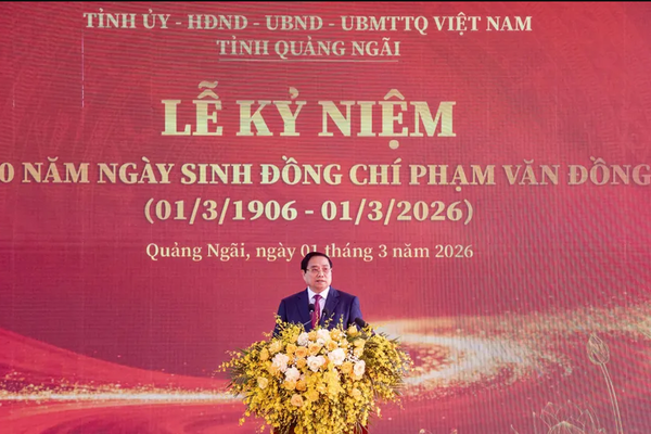 Bản tin tổng hợp 01/03: Thủ tướng Phạm Minh Chính dự lễ kỷ niệm 120 năm Ngày sinh Thủ tướng Phạm Văn Đồng