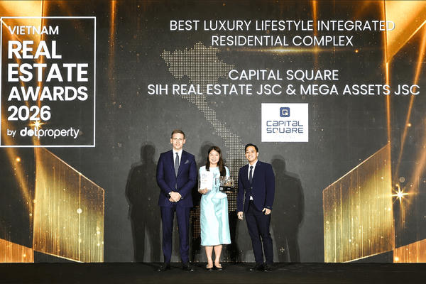 Capital Square: Dấu ấn khai mở chuẩn sống tích hợp được vinh danh tại Dot Property Vietnam 2026