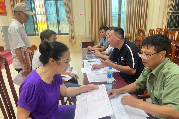 Sớm tháo gỡ vướng mắc giấy chứng nhận đất nông nghiệp cho người dân xã Bình Minh