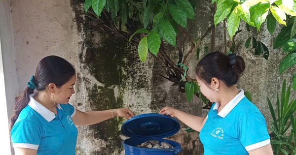 Phụ nữ Đại Xuyên lan tỏa thói quen phân loại rác tại nguồn