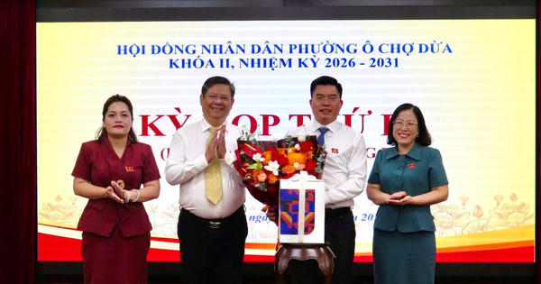 HĐND phường Ô Chợ Dừa tổ chức kỳ họp xem xét công tác nhân sự