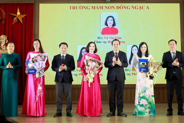 Phường Đông Ngạc kiện toàn các trường công lập sau sắp xếp Phường Đông Ngạc kiện toàn các trường công lập sau sắp xếp