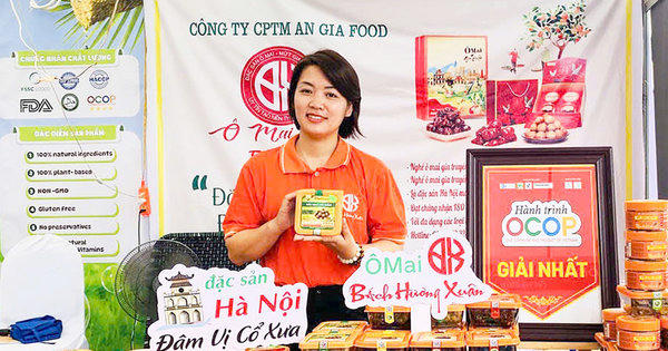 Hà Nội phấn đấu có khoảng 300 sản phẩm OCOP đạt từ 3 sao trở lên