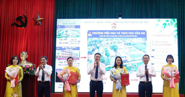 Xã Sóc Sơn công bố thành lập 12 cơ sở giáo dục mới sau sắp xếp