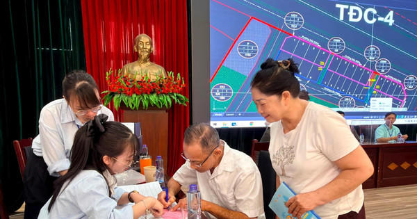 Xã Phúc Thịnh tổ chức bốc thăm đất tái định cư phục vụ Dự án đường Vành đai 3