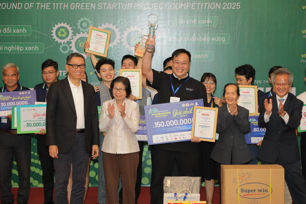 Vinh danh 13 dự án tiêu biểu tại cuộc thi khởi nghiệp xanh 2025