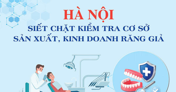 Hà Nội siết chặt kiểm tra cơ sở sản xuất, kinh doanh răng giả