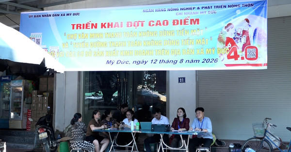 Xã Mỹ Đức đưa thanh toán số vào chợ truyền thống