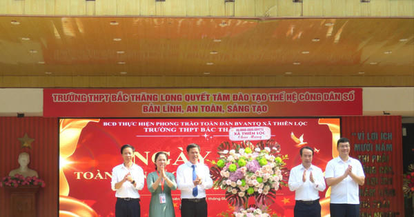 Thiên Lộc phát huy vai trò trường học trong xây dựng phong trào bảo vệ an ninh Tổ quốc