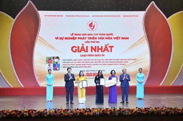 Giải Báo chí toàn quốc “Vì sự nghiệp phát triển văn hóa Việt Nam” lần thứ Tư: Không xét tác phẩm do AI tạo hoàn toàn