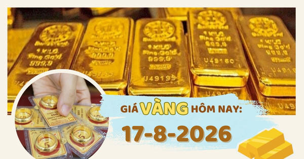 Giá vàng hôm nay 17-8: Tăng mạnh