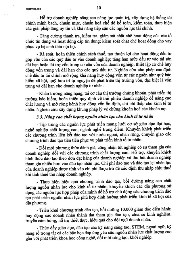 TOÀN VĂN: Nghị quyết số 68-NQ/TW về phát triển kinh tế tư nhân - Ảnh 10
