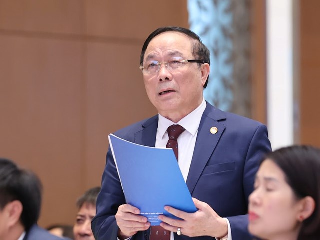 TS. Nguyễn Văn Đệ, Chủ tịch Hiệp hội Bệnh viện tư nh&acirc;n Việt Nam, n&ecirc;u một số kiến nghị tăng tốc ph&aacute;t triển b&ecirc;nh viện tư nh&acirc;n - Ảnh: VGP/Nhật Bắc &nbsp;
