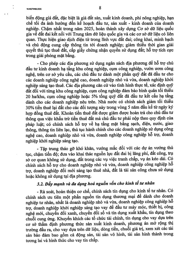 TOÀN VĂN: Nghị quyết số 68-NQ/TW về phát triển kinh tế tư nhân - Ảnh 8