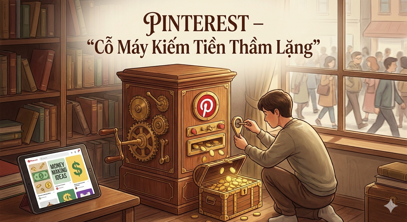 Pinterest – “Cỗ Máy Kiếm Tiền Thầm Lặng” Mà Ít Người Khai Thác Đúng Cách