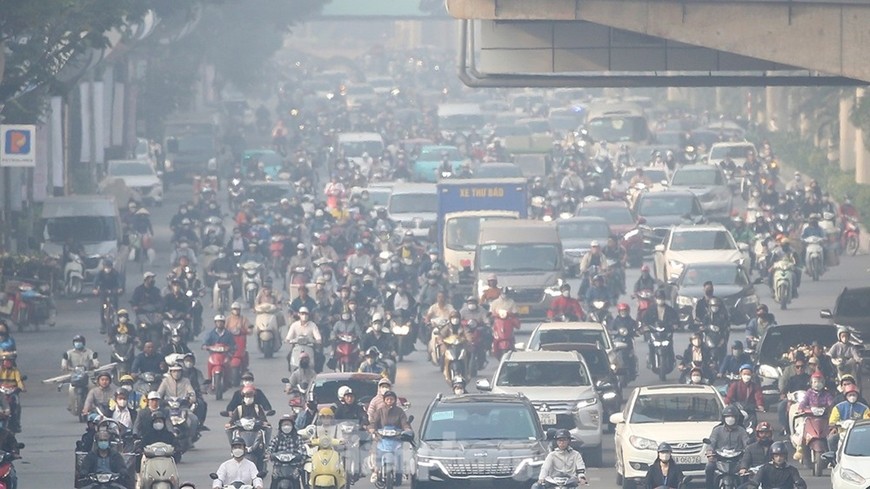 Hà Nội tăng cường các biện pháp cấp bách về kiểm soát ô nhiễm môi trường không khí. (Ảnh minh hoạ)