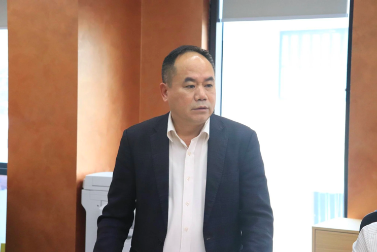 Trung tướng Nguyễn Thanh Tùng, Giám đốc Công an TP Hà Nội phát biểu tại buổi làm việc. Ảnh: CAHN.  arrow_forward_iosĐọc thêm Pause