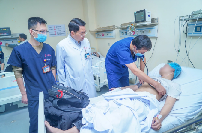 Các bệnh nhân bị bỏng hô hấp, bỏng ngoài da, trong đó 5 trường hợp phải chuyển sang khoa Hồi sức tích cực và chống độc điều trị 