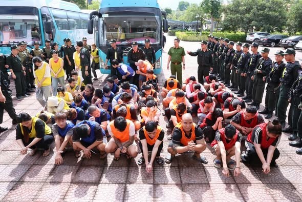Các đối tượng liên quan bị bắt giữ.