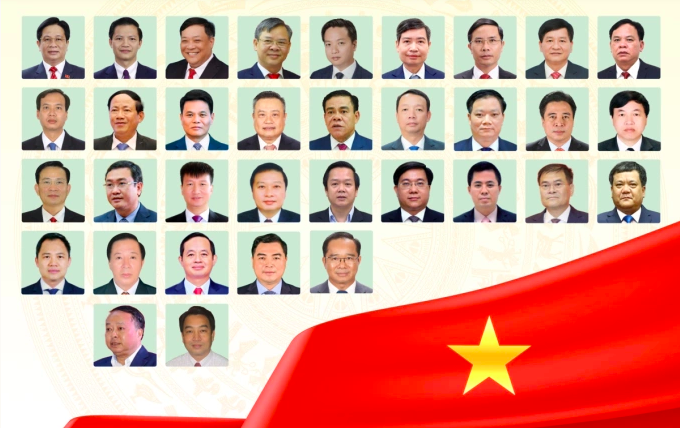 Chân dung 34 chủ tịch UBND tỉnh thành hiện nay. Đồ họa: Hoàng Khánh