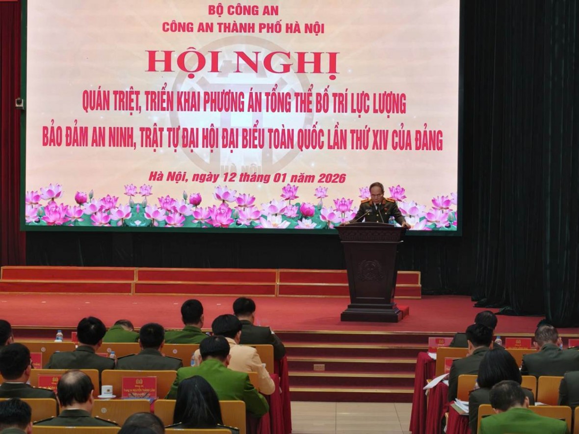 CATP Hà Nội chủ động triển khai đồng bộ phương án đảm bảo tuyệt đối an toàn Đại hội XIV của Đảng
