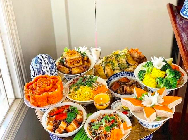 Gợi ý mâm cỗ cúng ông Công ông Táo. Ảnh: laodong.vn