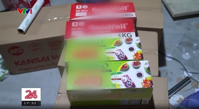 Màng bọc thực phẩm giả tuồn ra thị trường. 