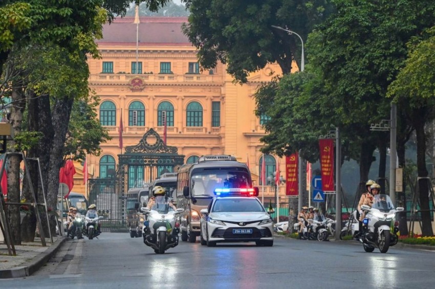 Phương án đón dẫn các đoàn khách được triển khai đúng kế hoạch, bảo đảm an toàn.