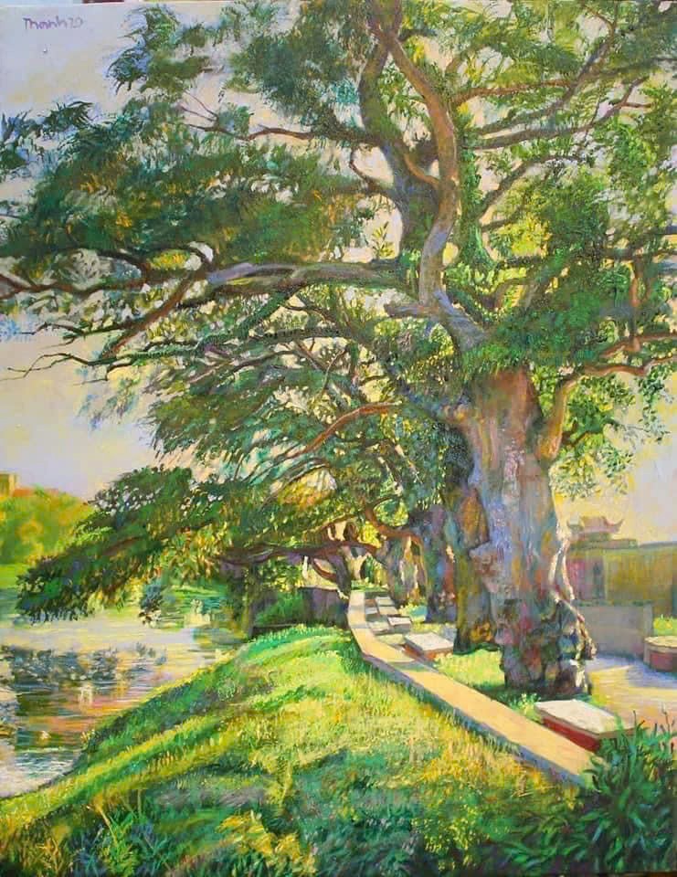 3. Đỗ Huy Thanh - Nắng Khúc Thuỷ - Sơn dầu, 2020