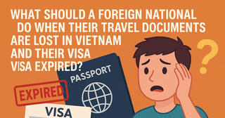 What should foreigners do in Vietnam in case losing travel documents?