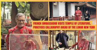 French ambassador joins Tet traditions in Hanoi