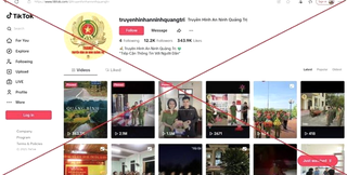 Kênh Tiktok 'Truyền hình An ninh Quảng Trị' giả mạo phát tán nhiều nội dung phản cảm Kênh Tiktok 'Truyền hình An ninh Quảng Trị' giả mạo phát tán nhiều nội dung phản cảm