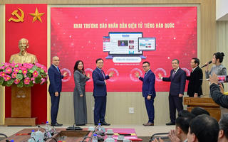 Khai trương trang Nhân Dân điện tử tiếng Hàn Quốc