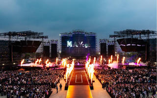 Dấu ấn công nghệ tại siêu concert “Đấu trường sấm”