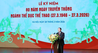 Phát biểu của Bộ trưởng Nguyễn Văn Hùng tại Lễ kỷ niệm 80 năm ngày truyền thống ngành Thể dục, Thể thao Phát biểu của Bộ trưởng Nguyễn Văn Hùng tại Lễ kỷ niệm 80 năm ngày truyền thống ngành Thể dục, Thể thao