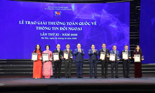 Lễ trao Giải thưởng toàn quốc về thông tin đối ngoại lần thứ XI năm 2025