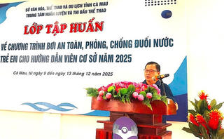 Nâng cao kỹ năng phòng, chống đuối nước trẻ em cho các hướng dẫn viên cơ sở Nâng cao kỹ năng phòng, chống đuối nước trẻ em cho các hướng dẫn viên cơ sở