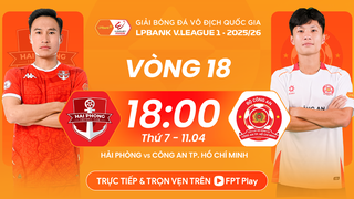 Link xem trực tiếp Hải Phòng vs CA TP.HCM, 18h00 ngày 11.4, vòng 18 V.League Link xem trực tiếp Hải Phòng vs CA TP.HCM, 18h00 ngày 11.4, vòng 18 V.League