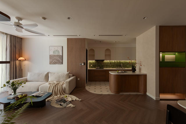 Lột xác căn hộ 93 m2 với 500 triệu đồng