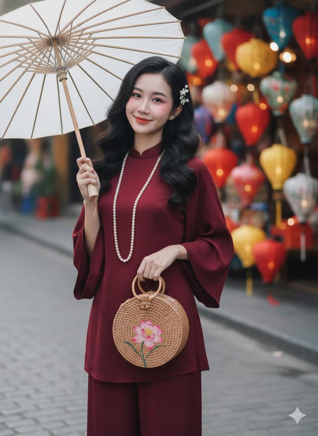 Prompt áo dài Tết bằng tiếng Việt cho hội chị em – Tạo ảnh đẹp chỉ trong vài giây với AI