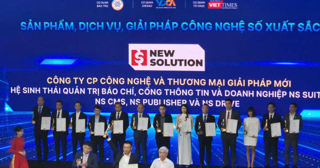 Hệ sinh thái NS Suite của Công ty CP Công nghệ và Thương mại Giải Pháp Mới được vinh danh giải pháp công nghệ số xuất sắc 2026 Hệ sinh thái NS Suite của Công ty CP Công nghệ và Thương mại Giải Pháp Mới được vinh danh giải pháp công nghệ số xuất sắc 2026