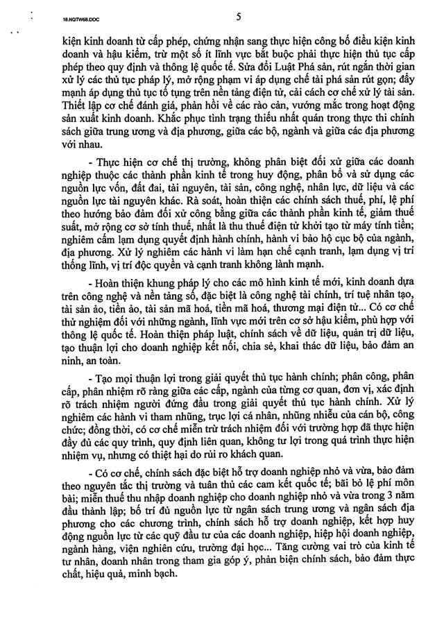 TOÀN VĂN: Nghị quyết số 68-NQ/TW về phát triển kinh tế tư nhân - Ảnh 5