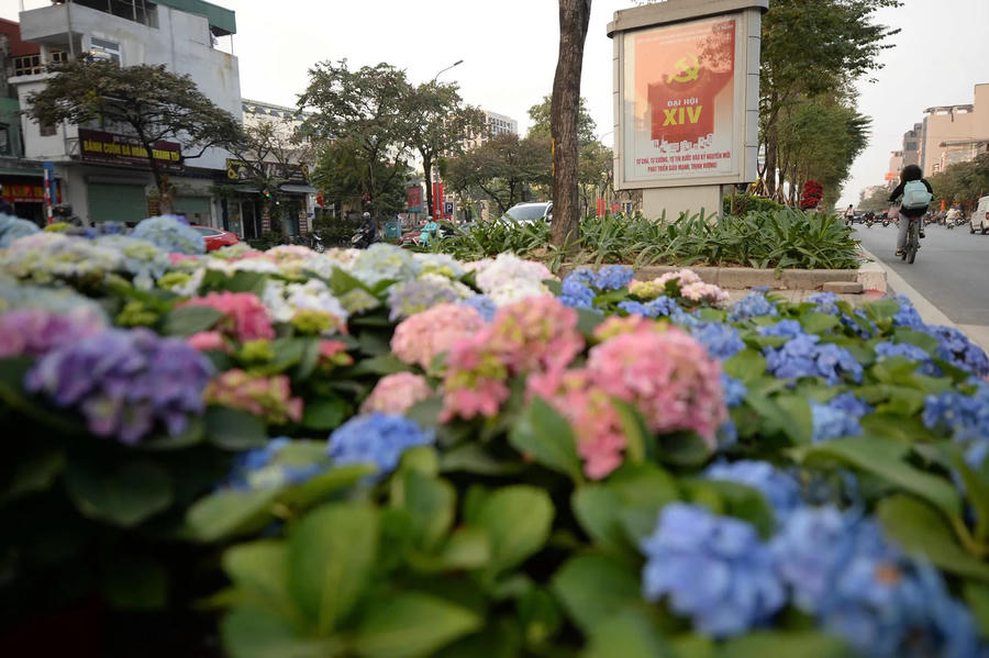 In the days leading up to the National Congress of the Communist Party of Vietnam, Hanoi’s central districts have taken on a heightened visual rhythm. Photos: Duy Khanh/ The Hanoi Times