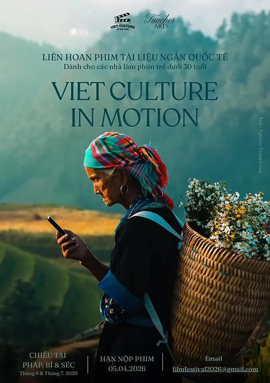 Hình ảnh 1 The poster of the Viet Culture in Motion Documentary Film Festival 2026